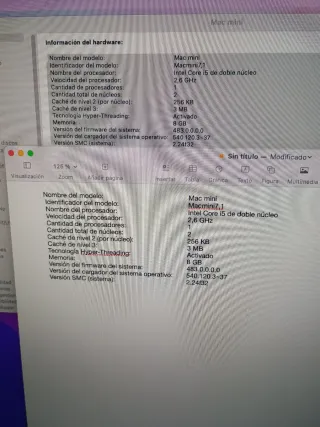 Mac mini (Late 2014) Plata