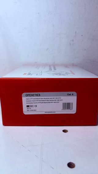 : 4 Conectores Openetics Cat.6 UTP RJ45 Slim