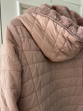 Chaquetón reversible rosa Talla S