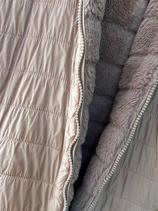 Chaquetón reversible rosa Talla S
