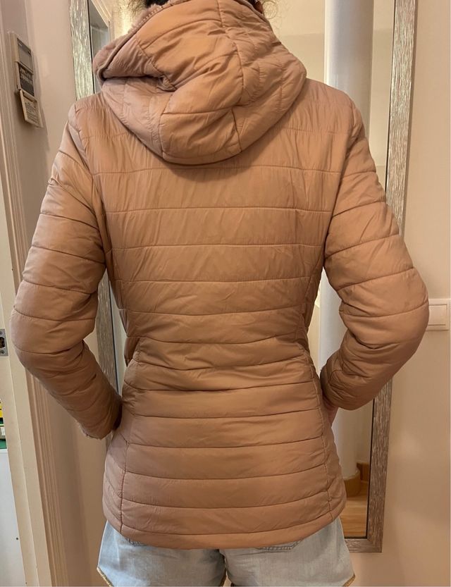 Chaquetón reversible rosa Talla S