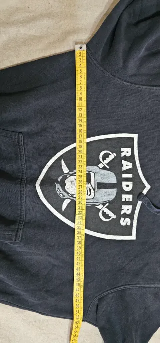 Felpa New Era Raiders Cappuccio Nera S