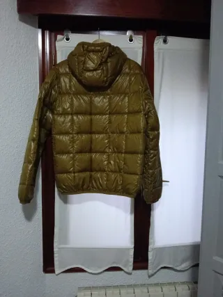 Chaqueta acolchada hombre ocre talla M
