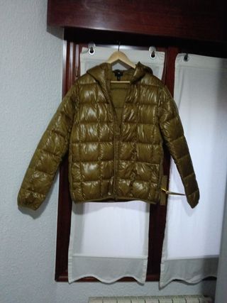 Chaqueta acolchada hombre ocre talla M