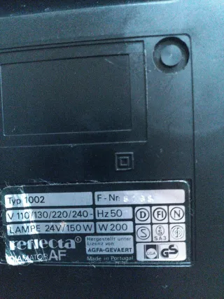 Proyector Diapositivas Reflecta Diamator AF Gris