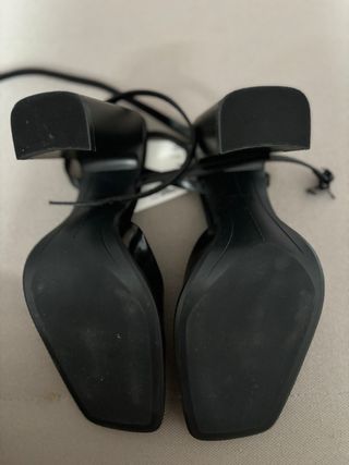 Zapatos Zara Talla 36 Tacón Ancho