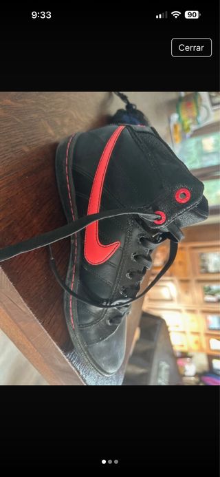 Zapatillas Nike Baloncesto Negras Rojas