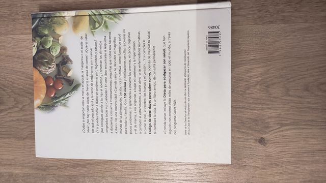 Comida sana. Contiene dieta de Saber Vivir