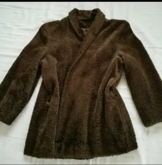 Chaqueta Astracán Marrón Vintage Talla Única