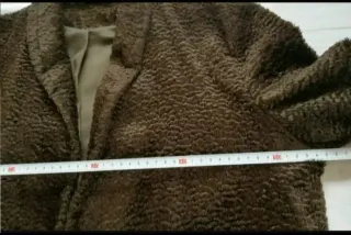 Chaqueta Astracán Marrón Vintage Talla Única