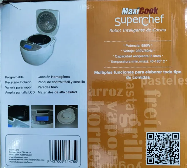 MaxiCook Superchef Robot Cocina Inteligente