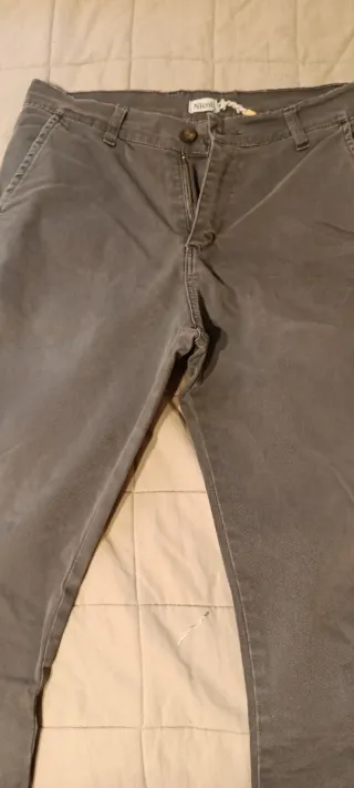 Pantalones chinos niño Nicoli grises Talla 38