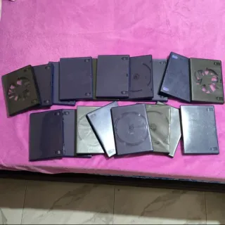 Cajas de CD/DVD Vacías (18 unidades)