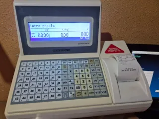 Balanza EPELSA EUROSCALE con ticket y etiquetas