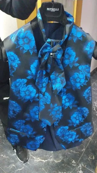 Traje de fiesta PETRELLI hombre negro y azul