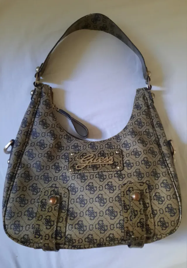 Borsa vintage Guess monogramma