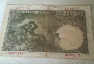 Billete 1000 ptas. Banco de España