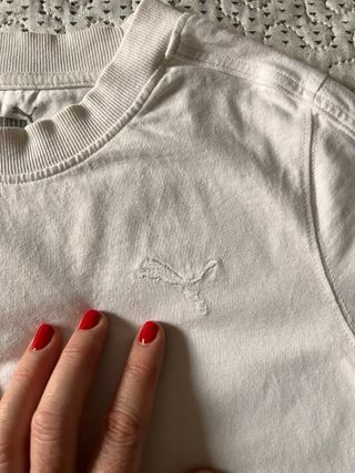 Camiseta Puma Blanca Mujer Talla S