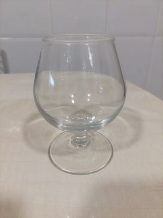 Copas de coñac de cristal