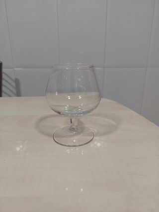 Copas de coñac de cristal