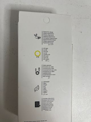 Ratón gaming para jugar con cable con led ordenado