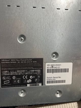 Switch HP SilkWorm 3850
