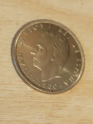 Moneda Juan Carlos I 1980 España Plata