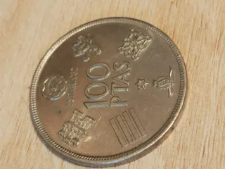 Moneda Juan Carlos I 1980 España Plata