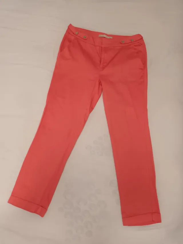 Pantalón vestir mujer coral tobillero