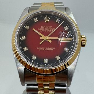 Rolex Datejust 16233 vignette Red diamond full set