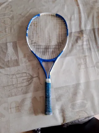 Raqueta de tenis Artengo azul y blanca