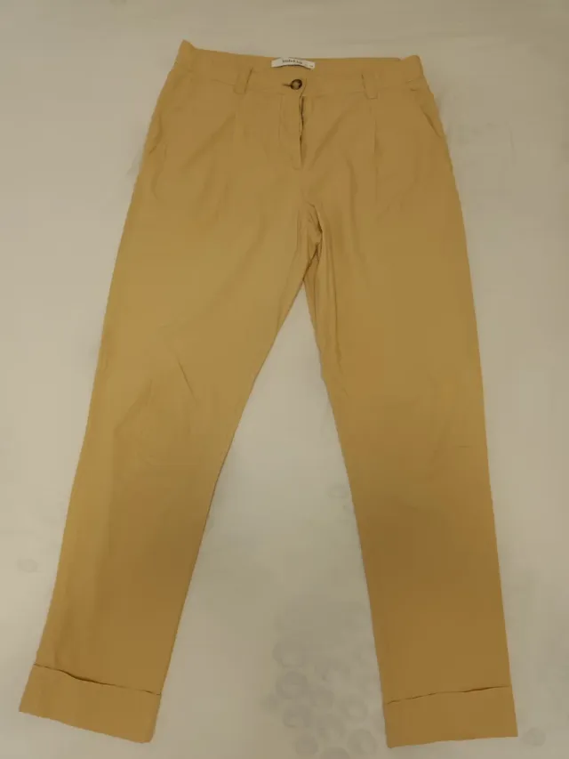 Pantalón Bimba y Lola beige tobillero