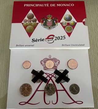Monaco 2025 Centimos Set