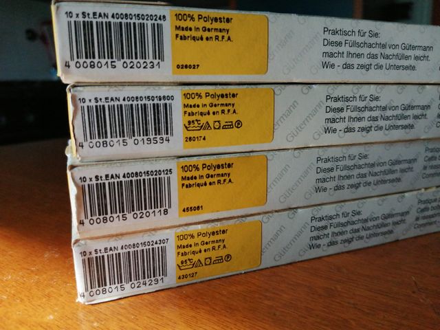 40 Spole Gutermann 100 mt 100% poliestere 4 colori