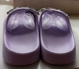 Sandalias Goma Kuromi Originales Sanrio Morado