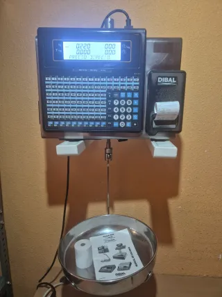 Balanza DIBAL MISTRAL con ticket y GARANTIA