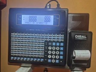 Balanza DIBAL MISTRAL con ticket y GARANTIA