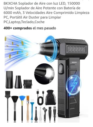 Soplador Aire Potente BKXCHA 150000 RPM