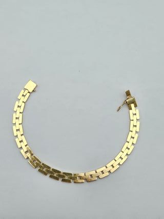Pulsera de Oro 18K, Bismark, 18,76gr, 20cm