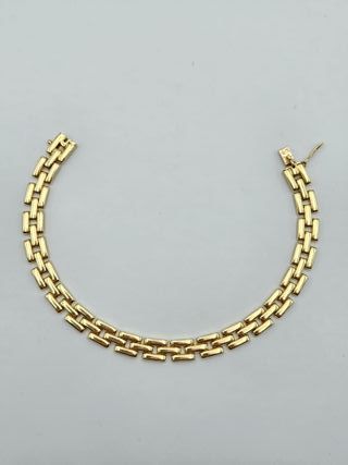 Pulsera de Oro 18K, Bismark, 18,76gr, 20cm