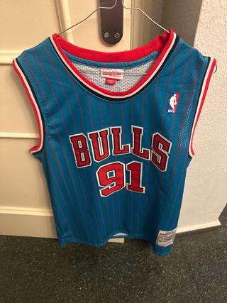 Camiseta Chicago Bulls #91 Rodman