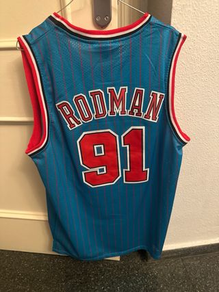 Camiseta Chicago Bulls #91 Rodman
