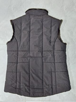 Chaleco acolchado mujer marrón