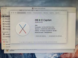 iMac 8.1 20”