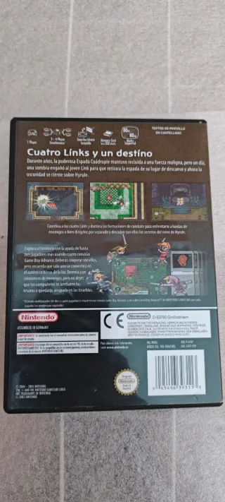 Zelda Four Swords Adventures GameCube PAL Español
