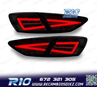 PILOTOS SEAT LEON 3 5F 12-20 DINAMICO LED NEGRO OEM LED