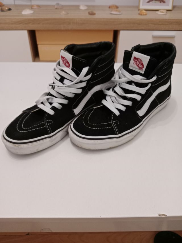Vans SK8-Hi Negras y Blancas