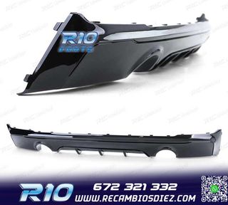 DIFUSOR BMW F22 F23 13- LOOK M PERFORMANCE NEGRO BRILLO