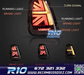 PILOTOS LED MINI COOPER R56 R57 07-14 ROJO