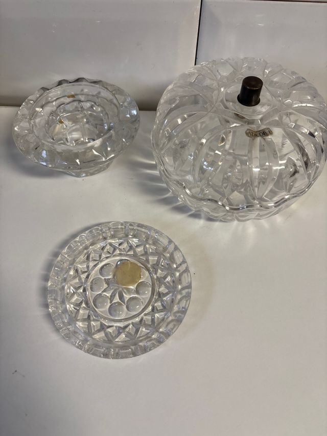 Lote decoración cristal